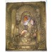 Икона - " Иверская Богородица ", подписная, XIX век.