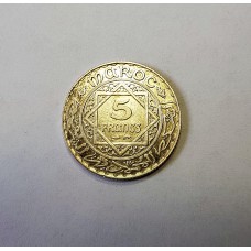 Марокко, 5 франков, 1933г.