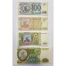 100, 200, 500, 1000 рублей 1993г. Ельцинские 4шт. РФ.